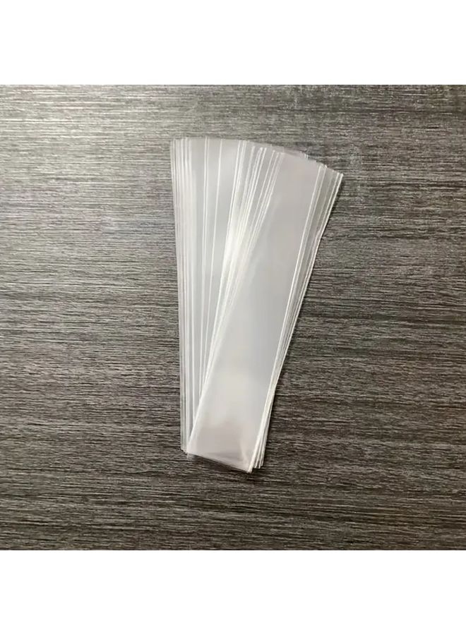 100 Pcs 2.3x11.5 Inch Clear Reusable OPP Jewelry Storage Bags Resealable Multipurpose Pouch - Image 4