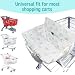 gxfcymxbd Shopping Cart Cover for Baby2in1 High Chair Cover with Portable Cloth BagCart Seat Pad for Babies Grocery Cushion Cover RestaurantSuitable for All Supermarkets - Image 3