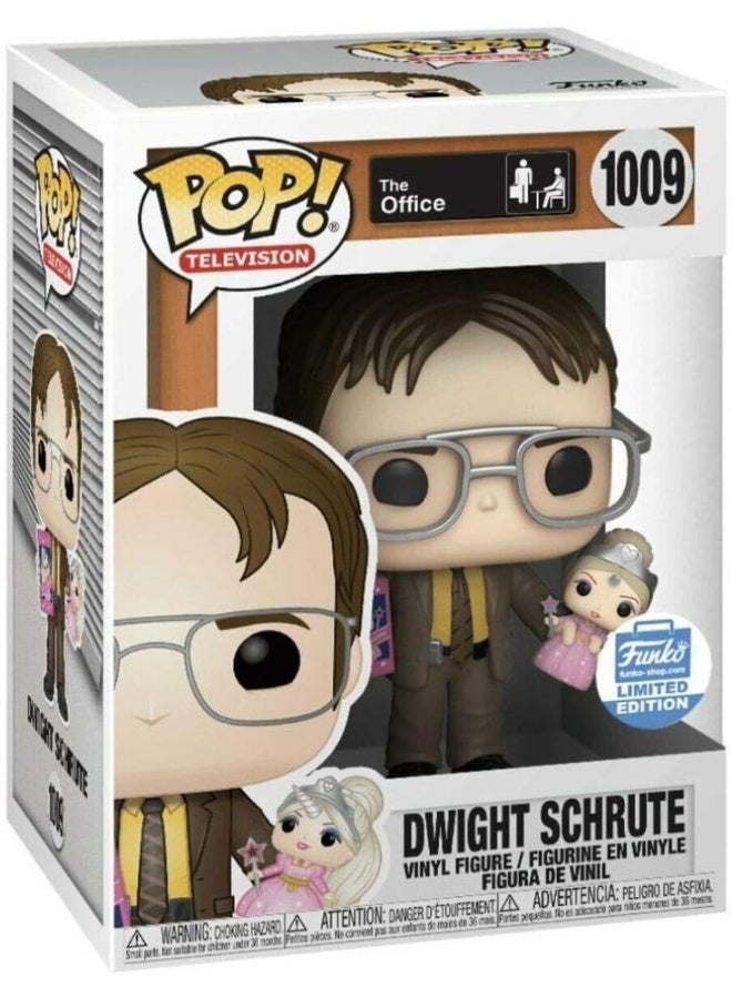 Funko Pop! TV: The Office - Dwight Holding Princess Unicorn Doll #1009 Funko Shop Limited Edition - Image 2