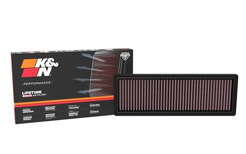 K+N KN HighFlow Original Lifetime Engine Air Filter Increase Power Premium Washable Compatible with 20242026 FORD See Product Descriptions for Select Models 335146 - Image 1