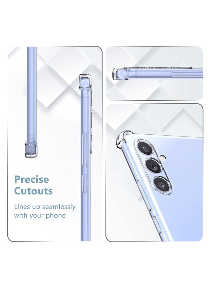 Samsung Galaxy A16 Clear Cover Case soft TPU Transparent Back Protective Case shock Absorbent Reinforced Corner for Samsung Galaxy A16 5G Clear  - Image 3