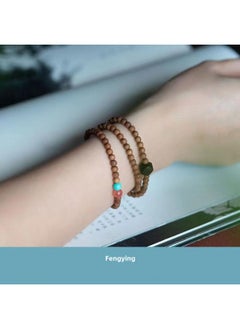 نيبمينينت Big Crystal India Laoshan Sandalwood Bracelet Red Meat Grade Wenwan Rosary Original For Girlfriend 