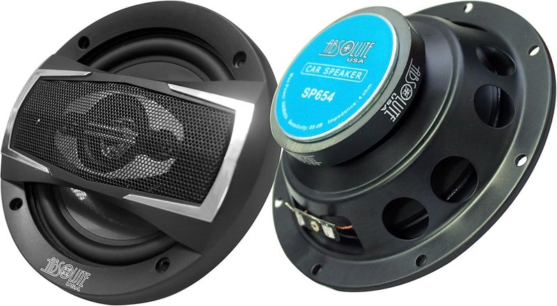 Absolute USA SP654 Series 6.5" 4 Way Car Speakers 500 Watts Max Power - Image 4
