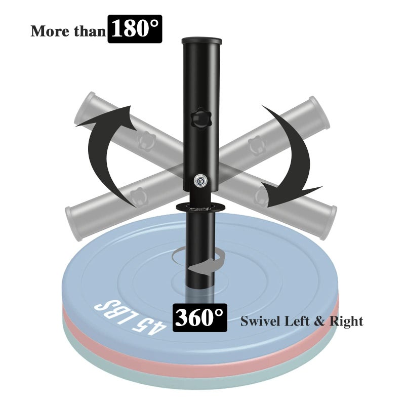 BRTGYM T Bar Row Landmine Attachment for 2" Olympic Bars, Heavy-Duty Steel, 360Â° Swivel, Workout Home Gym Equipment - Image 3