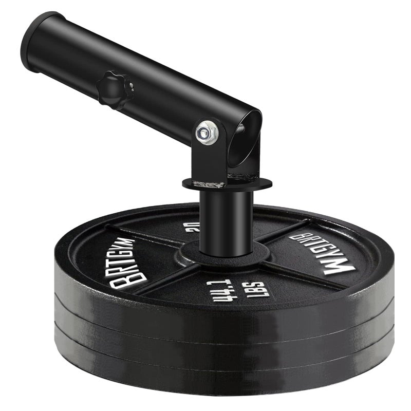 BRTGYM T Bar Row Landmine Attachment for 2" Olympic Bars, Heavy-Duty Steel, 360Â° Swivel, Workout Home Gym Equipment - Image 1