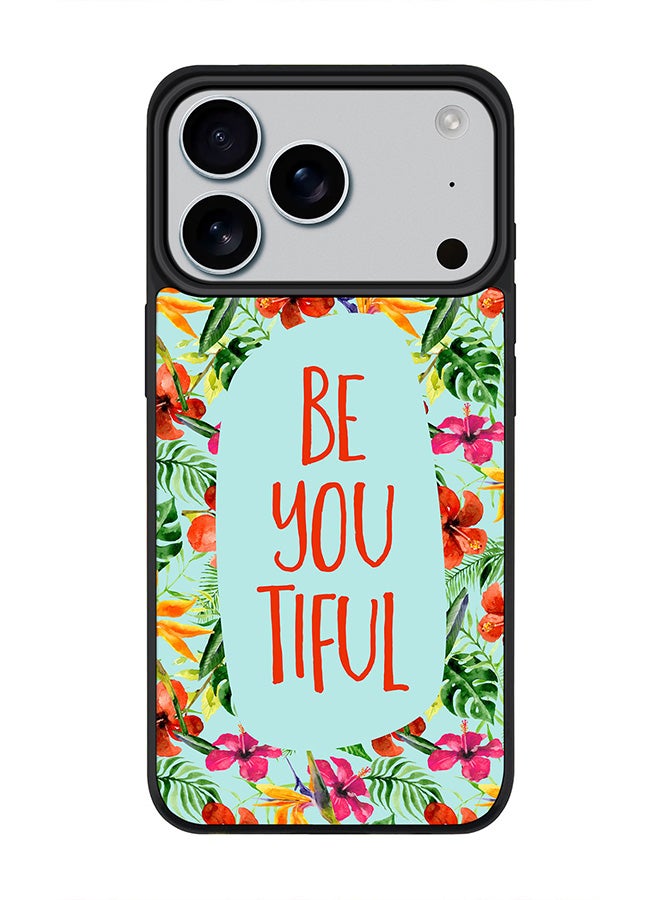 Stylizedd iPhone 17 Pro Case, [Compatible with MagSafe] Slim Magnetic cover Phone Case iPhone 17 Pro -Be You Tiful - Image 1