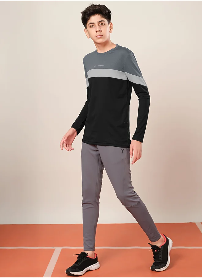 Technosport Color Block Long Sleeve T-Shirt