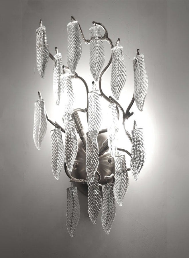 ٍSiera Light Classic crystal drop wall lighting nickel color 6001