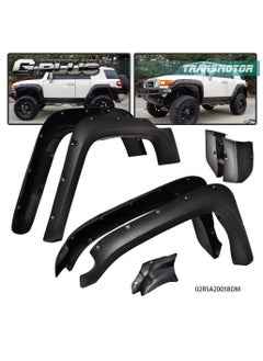 ماركة غير محددة أقواس العجلات السوداء المخصصة لسيارة FJ Cruiser (2007-2015) – حماية قوية وأناقة  - Image 2