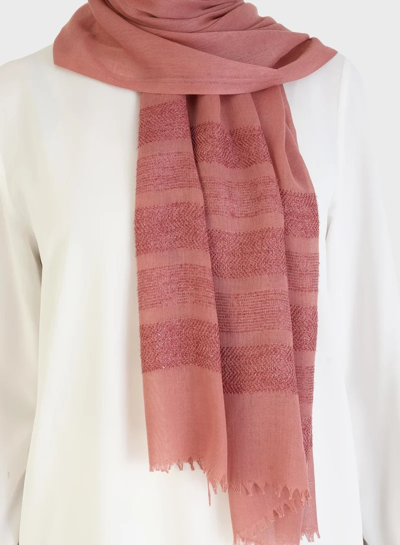 Mervin Şal by Modanisa Plain Pashmina Viscose Shawl