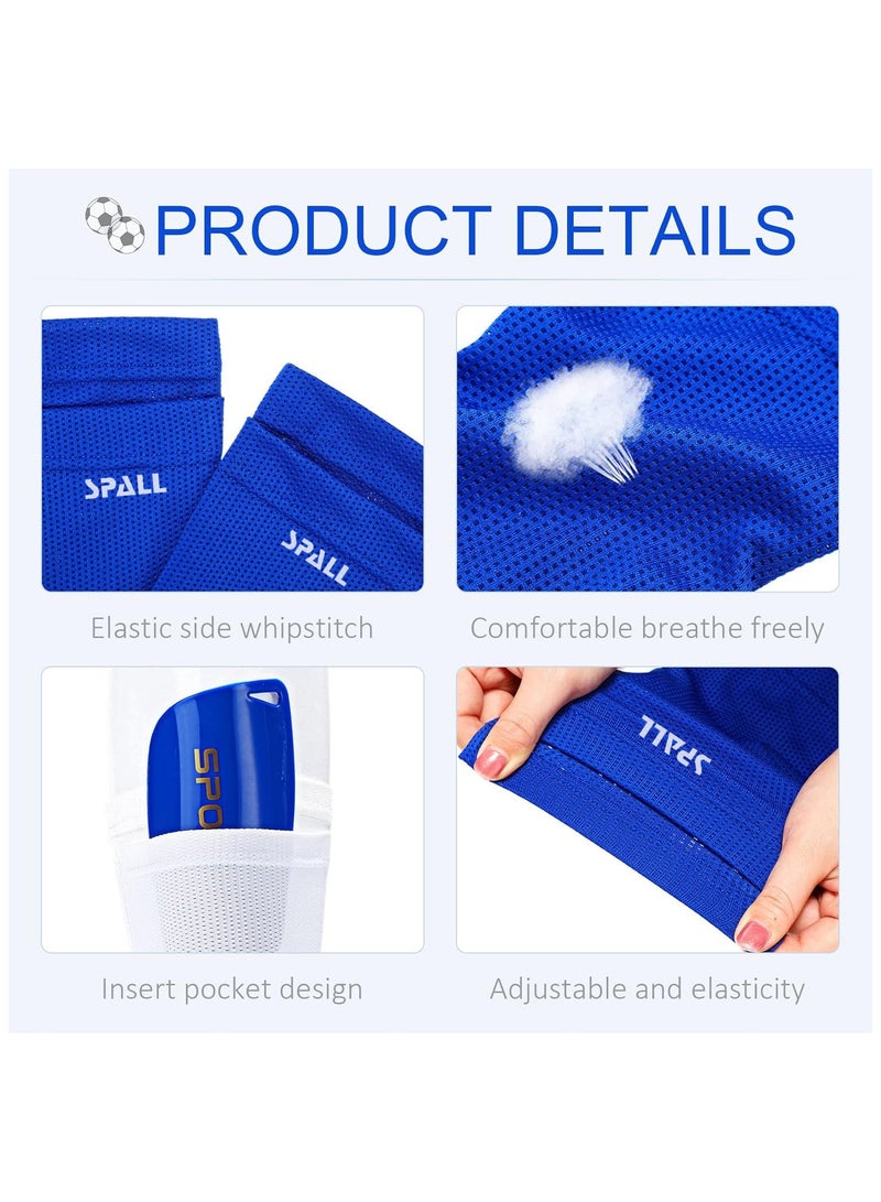 Spall Soccer Shin Guard Sleeves With Optimized Insert Pocket Shin pad Compression Sleeves Leg Performance Support For Youth And Adult - Image 2