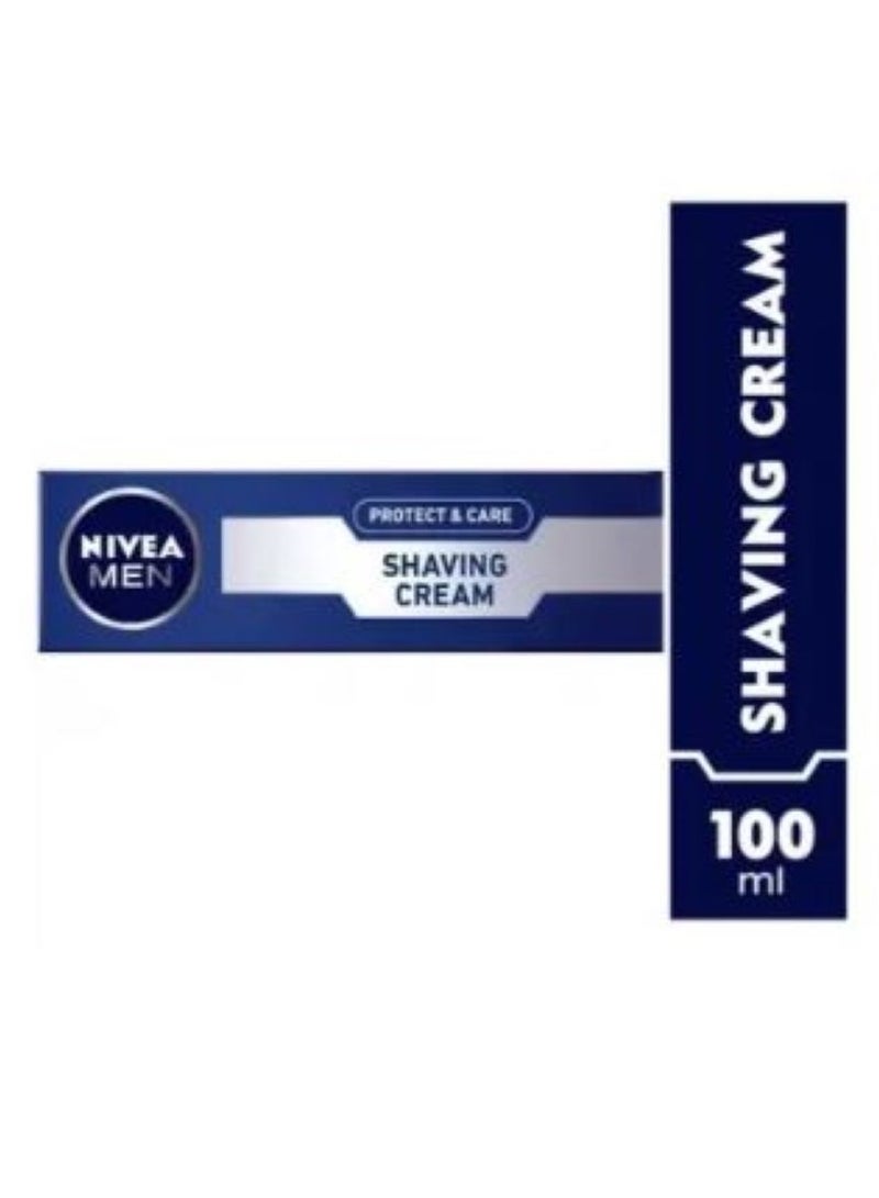 Nivea Men Shaving Cream Protect & Care 100ml - Image 1
