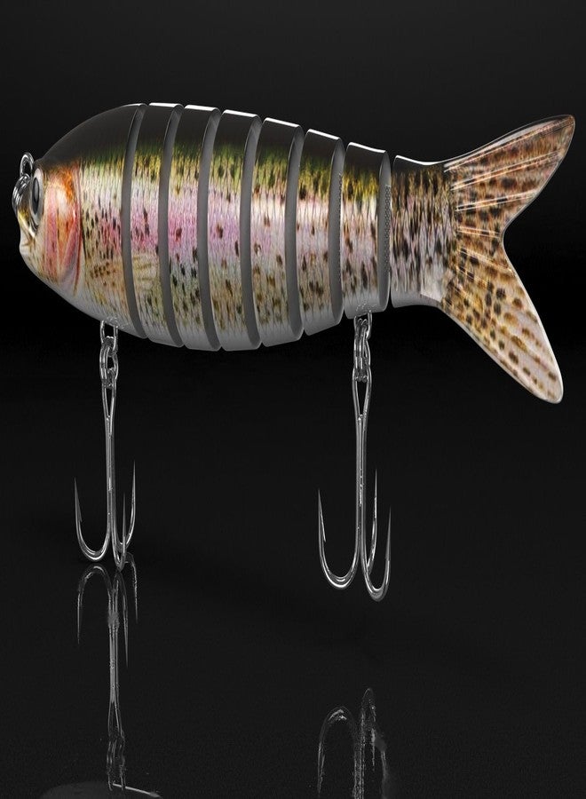 SHIVEXIM Fishing Lures Multi Jointed Fish Fishing Kits Slow Sinking Lifelike Swimbait Freshwater and Saltwater Crankbaits for Bass Trout Bass Lures (2) - Image 2