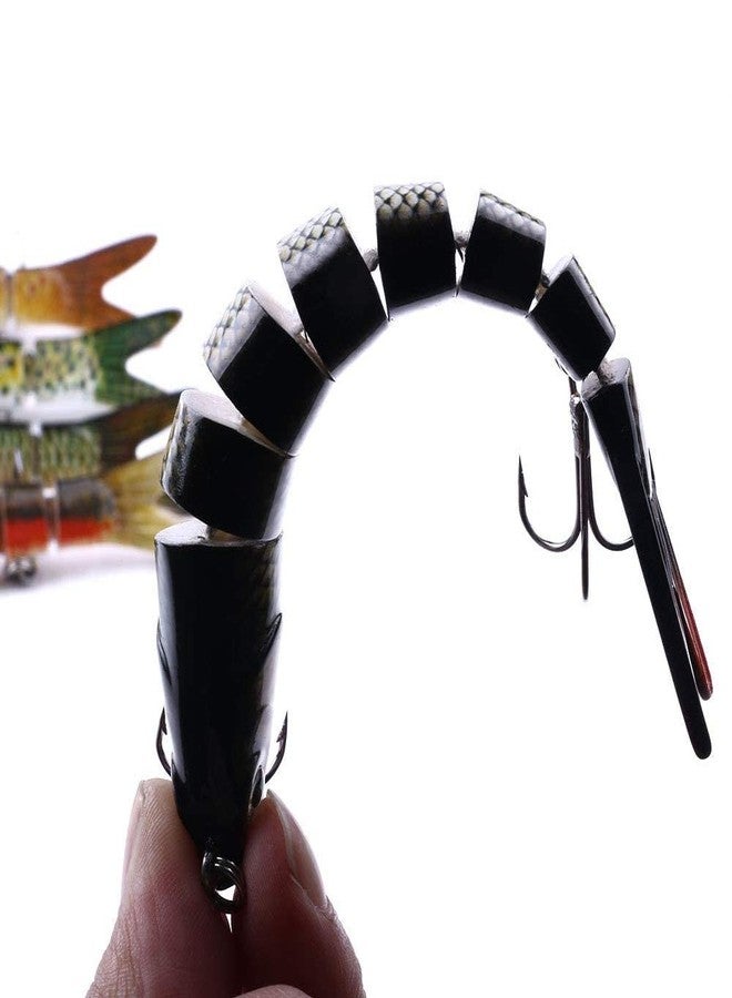 SHIVEXIM Fishing Lures Multi Jointed Fish Fishing Kits Slow Sinking Lifelike Swimbait Freshwater and Saltwater Crankbaits for Bass Trout Bass Lures (2) - Image 4