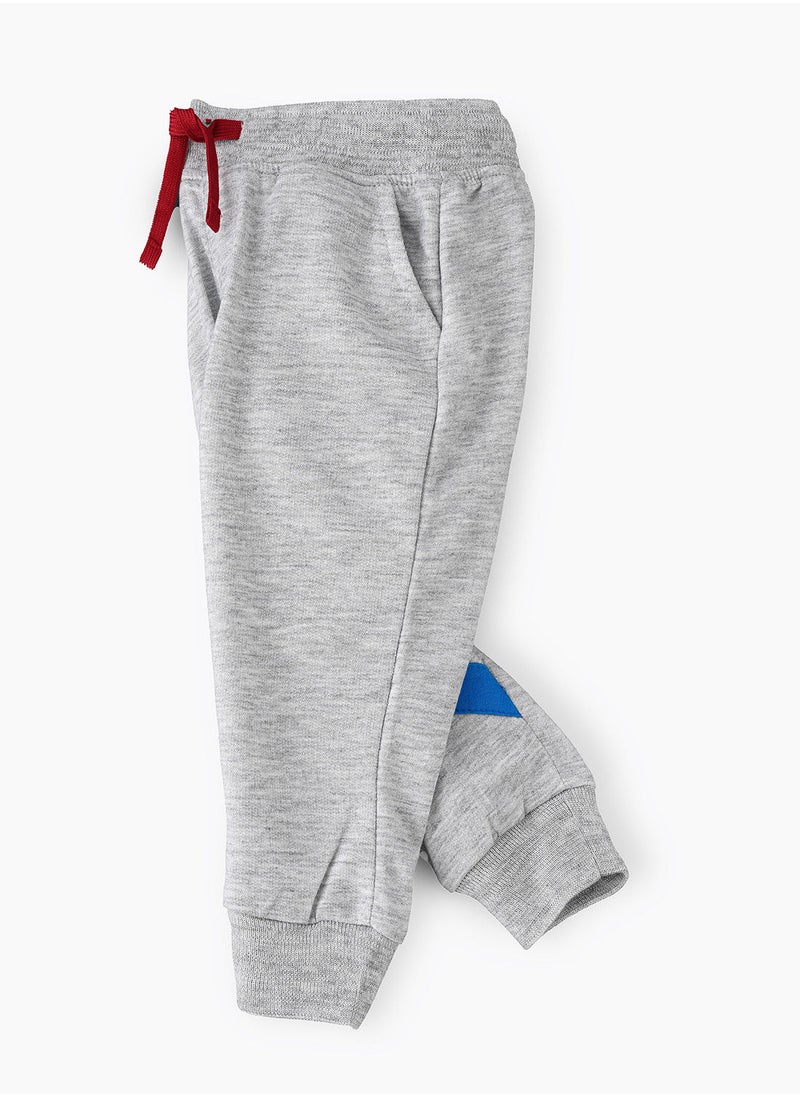 JAM - Knit jogger with print - Image 1