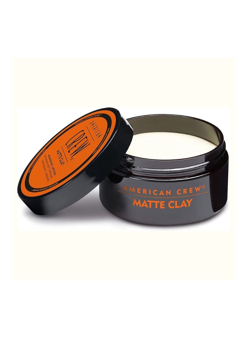 AMERICAN CREW Matte Clay, 85 gm, Texturizing Formula, Medium Hold, Silky Matte Finish, Short to Medium Hair  - Image 2