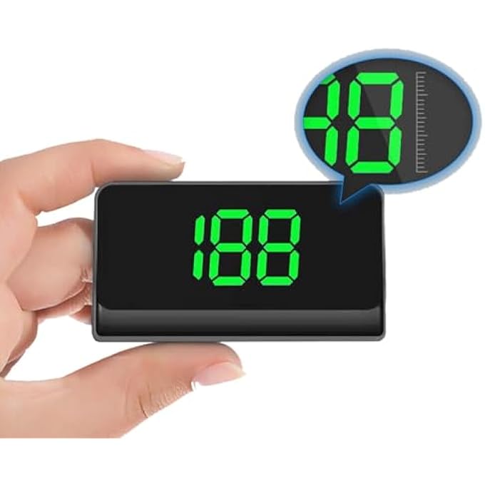 NALACAL Hud Projection Head Up Display Speedometers KmH And Mph Speed Units Can Be Switched Universal Car Head Up Display Digital Windshield Projector Speed Meter Car Speed Display - Image 1