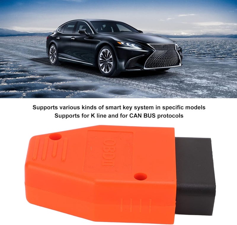 كلاراكو صانع مفاتيح OBD، صانع مفاتيح ذكي، جهاز برمجة OBD2، أداة برمجة مفاتيح OBD آمنة وعالية الكفاءة لبروتوكولات ناقل CAN لشريحة 4D 4C - Image 2