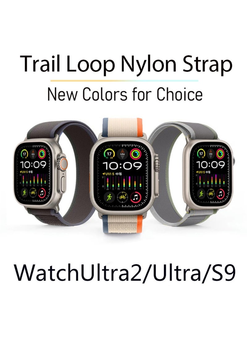 Generic - Trail Loop Watch Band Strap for Apple Watch Ultra 1/2 49mm 46mm 45mm 44mm 42mm Breathable Nylon Compatible with iWatch Series 10 9 8 7 6 5 4 3 2 1 SE - Image 1
