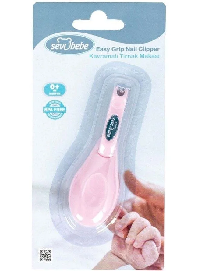 Sevi Bebe Sevi Baby Grip Nail Clipper Art-505 Pink