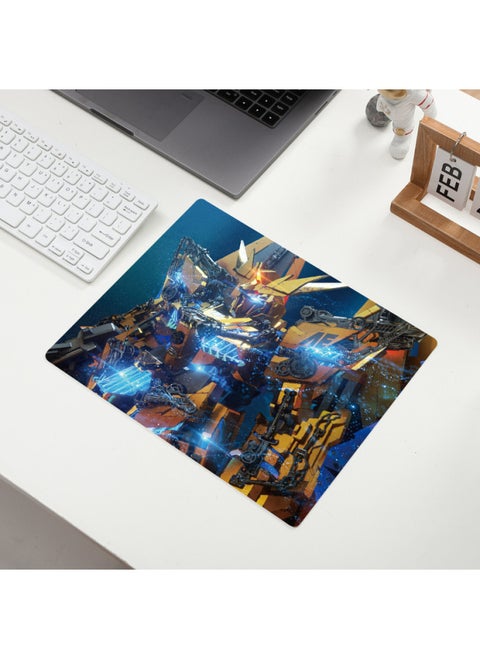 Gundam Cartoon Mouse Pad Game Mat Small Computer Table Mat Precision Lock Edge Desk Mat Mat-Color:300*250*2mm-Pattern:F-A5-06