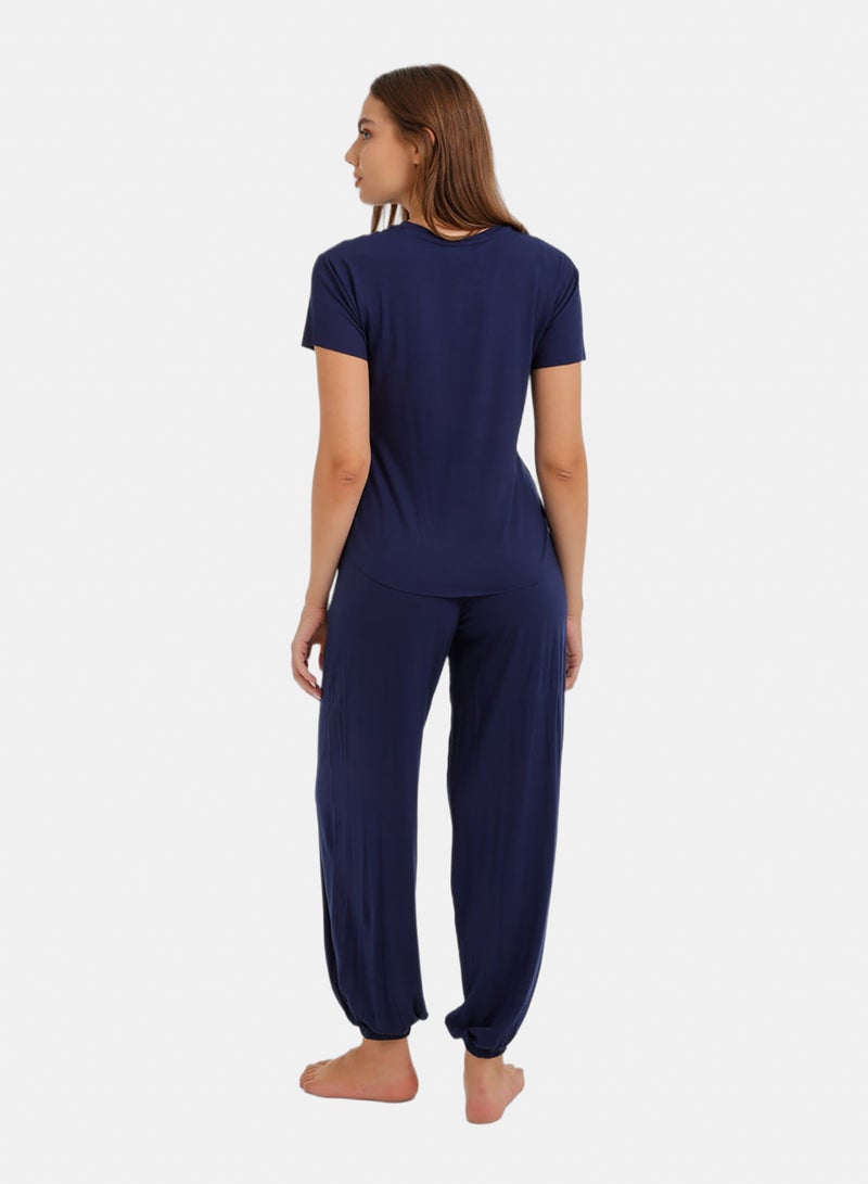 Carina Harem Pants Pyjama Set - Image 3