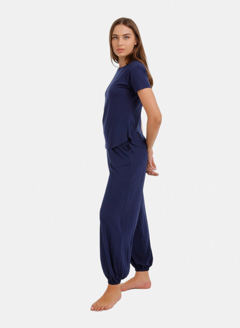 Carina Harem Pants Pyjama Set - Image 2
