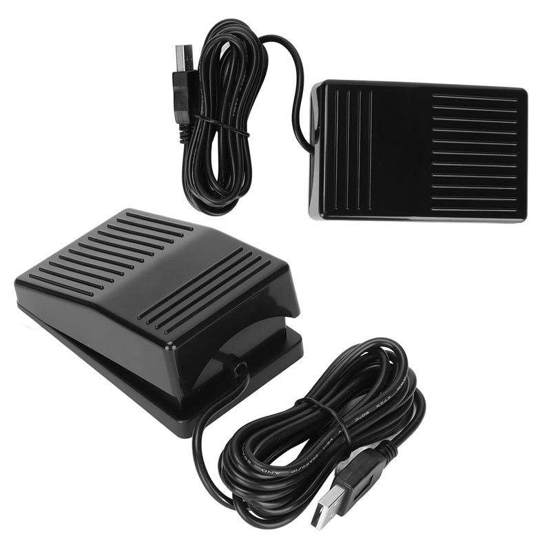 مقاوم للرمل والغبار دواسة قدم USB من aqxreight، دواسة قدم كهروضوئية متعددة الوظائف أحادية القدم مع كابل بطول 2 متر، جهاز واجهة الكمبيوتر، مفتاح USB أحادي، دواسة USB أحادية، مفتاح USB أحادي - Image 5