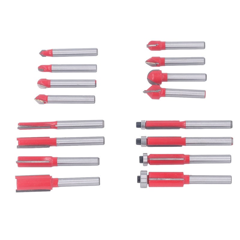 Router Bits Set: 12-Piece Carbon Steel - Wear Resistant Durable Router Bits Kit for Diy Woodworking, Electric Router, Engraving Machine Use - Image 5