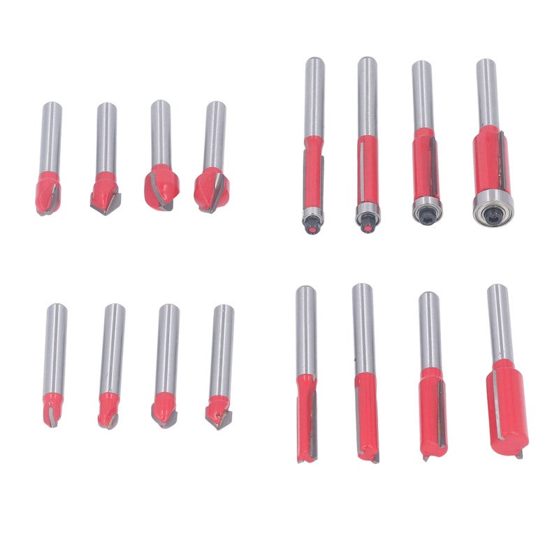 Router Bits Set: 12-Piece Carbon Steel - Wear Resistant Durable Router Bits Kit for Diy Woodworking, Electric Router, Engraving Machine Use - Image 2