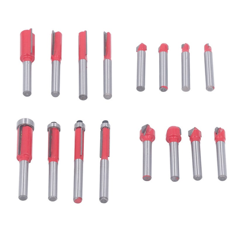 Router Bits Set: 12-Piece Carbon Steel - Wear Resistant Durable Router Bits Kit for Diy Woodworking, Electric Router, Engraving Machine Use - Image 3