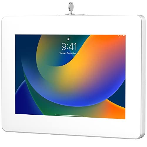 CTA Digital Wall Mount for iPad, iPad Pro, iPad Air, Tablet - White - 11" Screen Support - Image 1