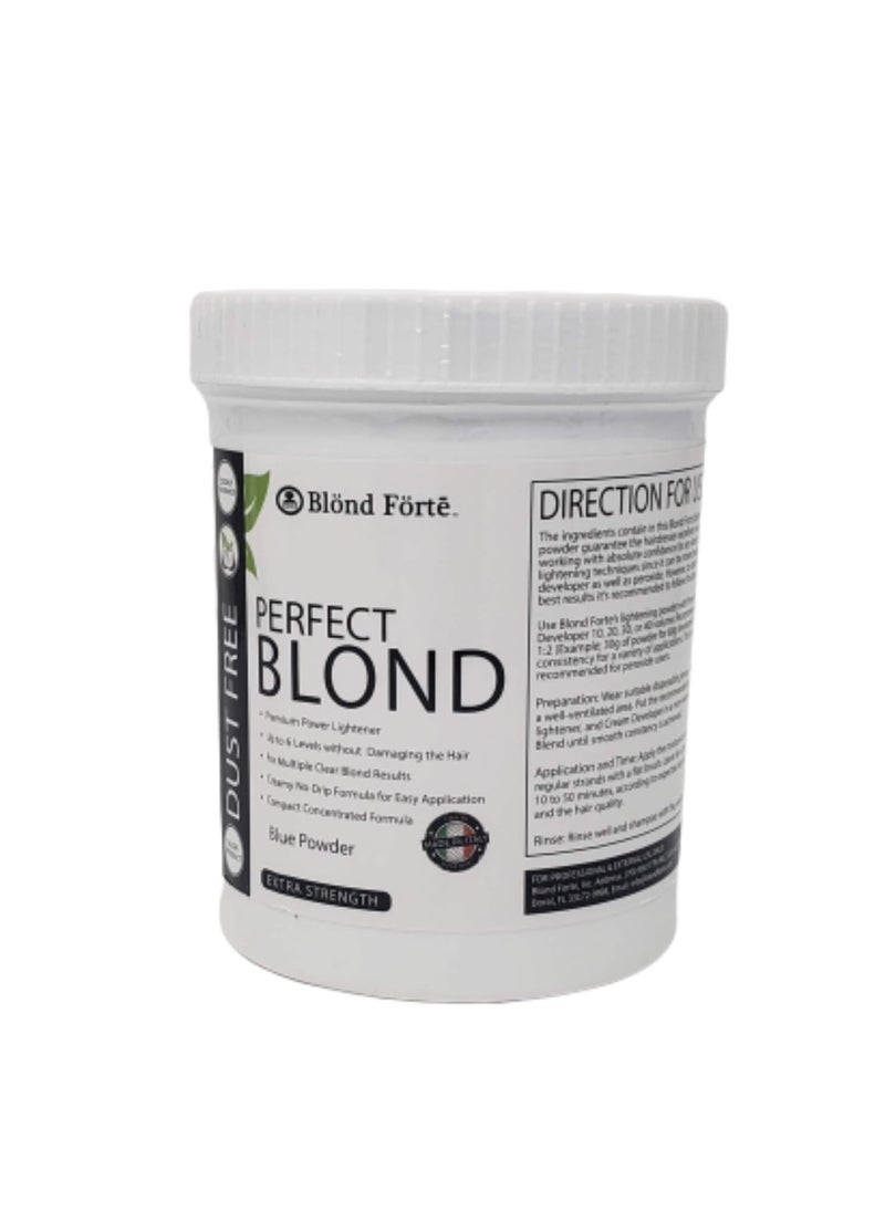 Blond Forte 11 Pound Tub 176 Ounces Perfect Blond Extra Strength Professional Hair Dye Toner Lightener Bleach Made in Italy 