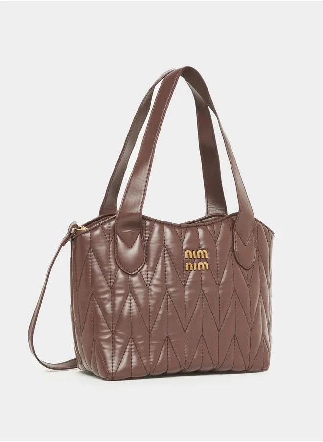 Styli Quilted Shoulder Bag