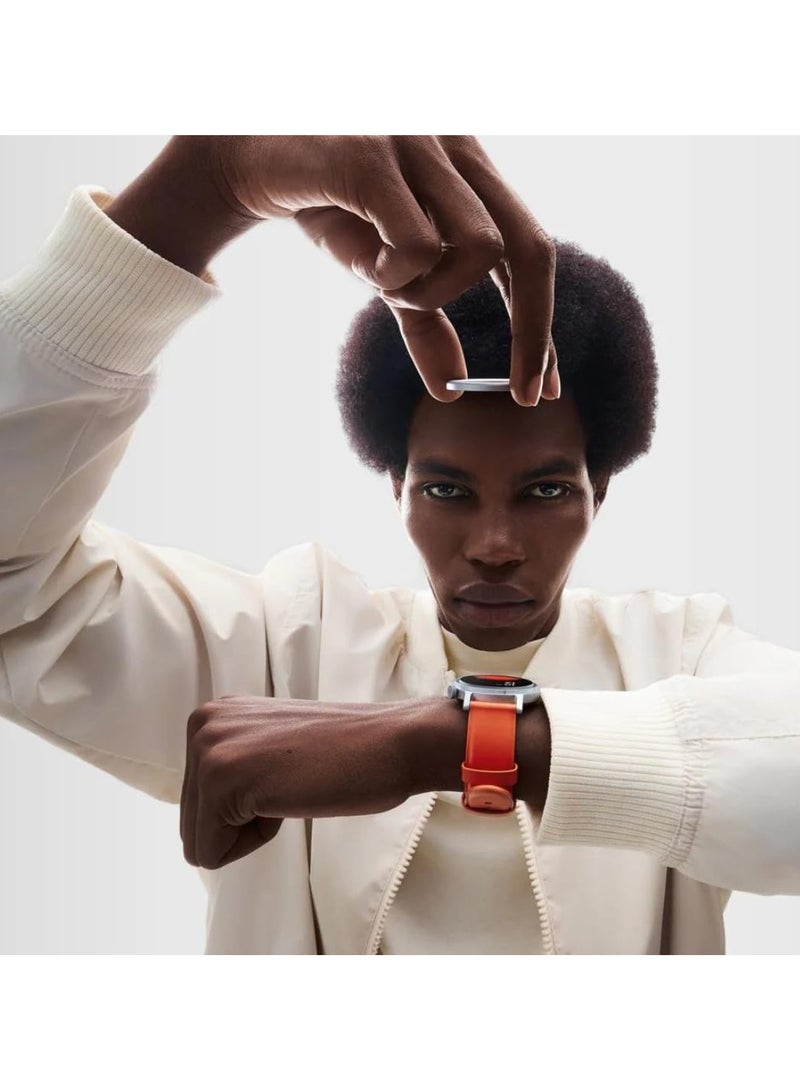 Watch Pro 2, 1.32" AMOLED, auto-brightness,Gesture Control, 3D warmup guide,GPS Smartwatch -Orange - Image 3