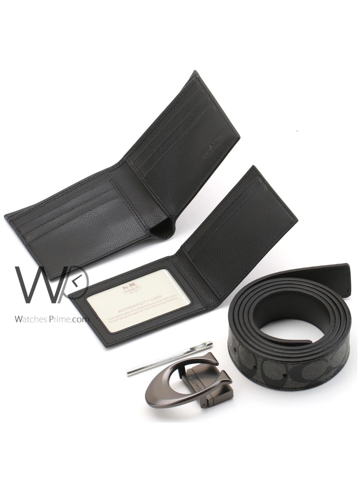 coach belt and wallet