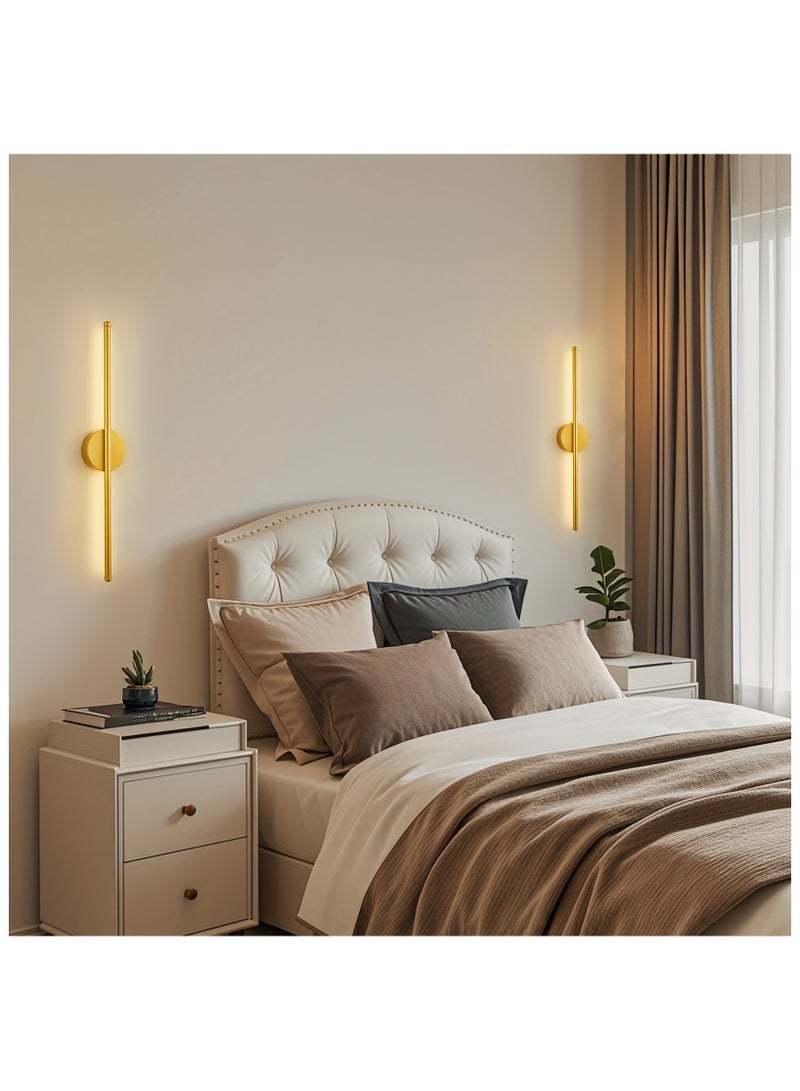 ارواق مصباح جداري LED عصري قطعتين بتصميم شريطي طويل خطي بسيط للديكور لغرف النوم والمعيشة والممرات والشرفات - Image 1