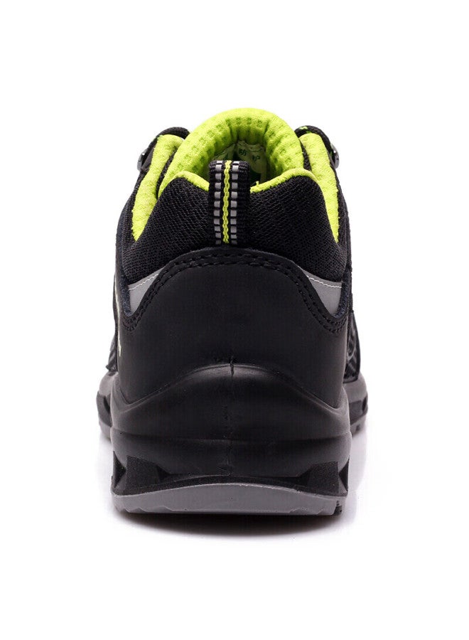 Strongman أحذية أمان مضادة للكسر ومضادة للاختراق مع شهادة لا للرجال والنساء أحذية عمل قابلة للتنفس Hy1651 سوداء مقاس 41 - Image 4