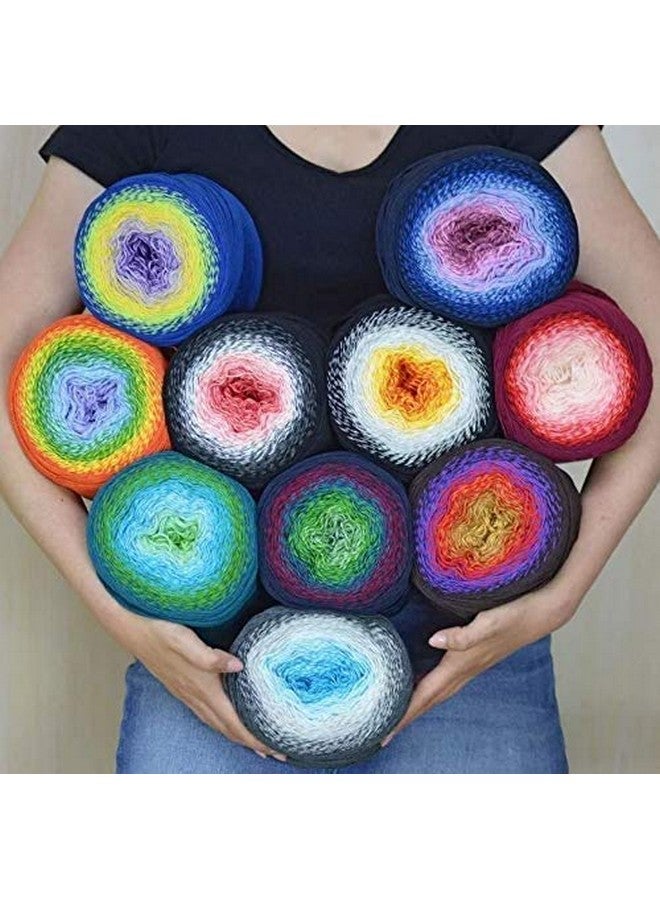 Yarn art Yarnart Flowers Yarn 55% Cotton 45% Acrylic 250Gr 1094Yds Multicolor Cotton Yarn Rainbow Crochet Yarn Spring Summer 2 Sport Yarn (290) - Image 4