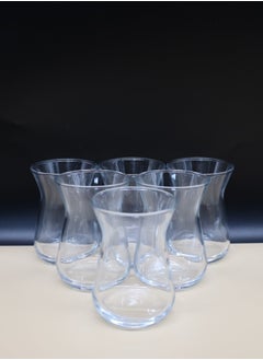 SIGMA Glass Six-Piece Glass Cup Saucer Set  - Image 5