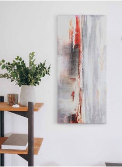LOWHA Framed Canvas Wall Art Stretched Over Wooden Frame, Panorama Orientation Oil Painting, For Home, Living Room, Office Décor  - Image 1