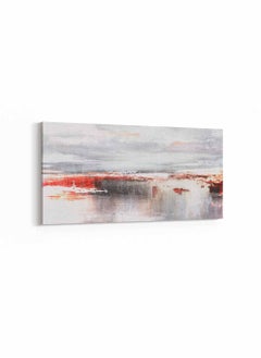 LOWHA Framed Canvas Wall Art Stretched Over Wooden Frame, Panorama Orientation Oil Painting, For Home, Living Room, Office Décor  - Image 5
