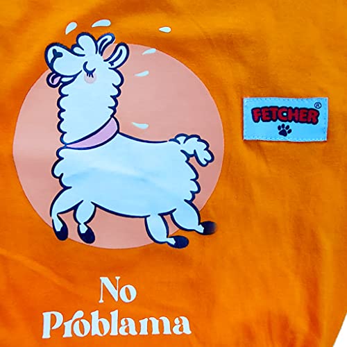 FETCHER Black & Orange T-Shirt For Dogs & Cats (10" Xxs), Pack Of 1 - Image 5