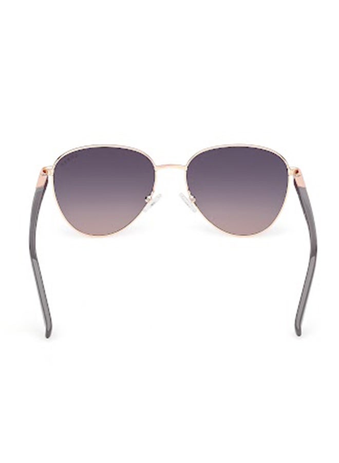 GUESS FULL RIM ROUND UNISEX SUNGLASS GU304128B53 - Image 4