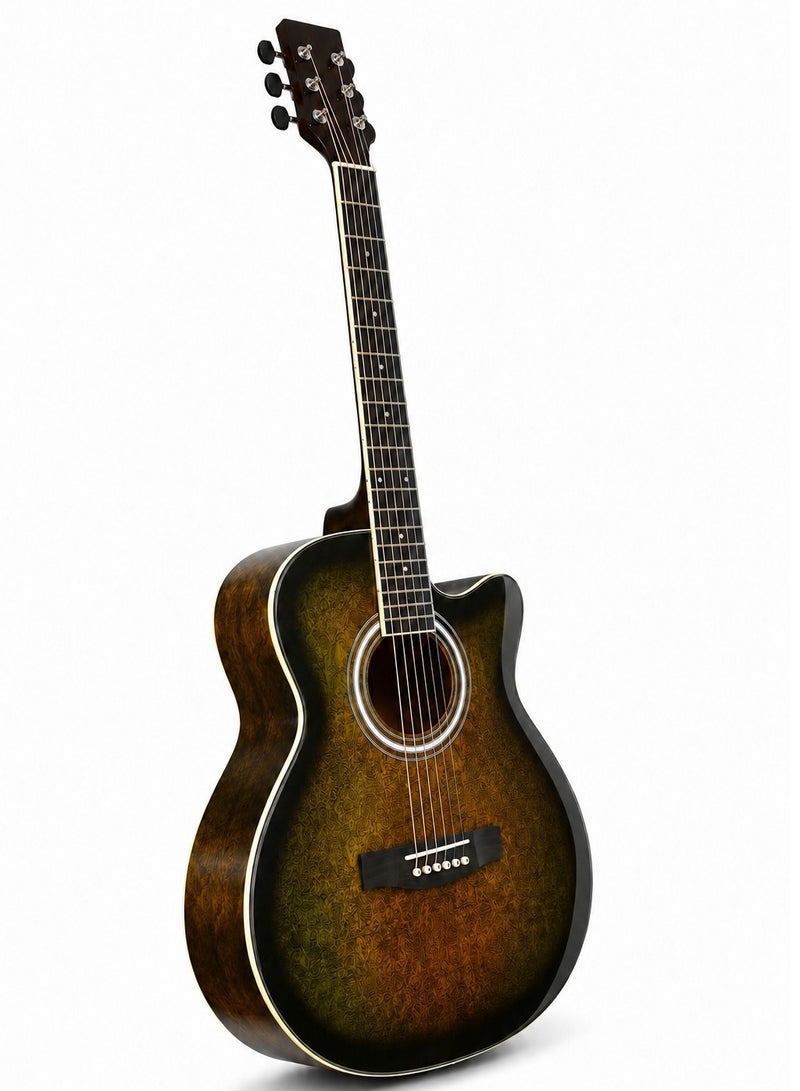 MegArya 40 Inch Acoustic Guitar TBS