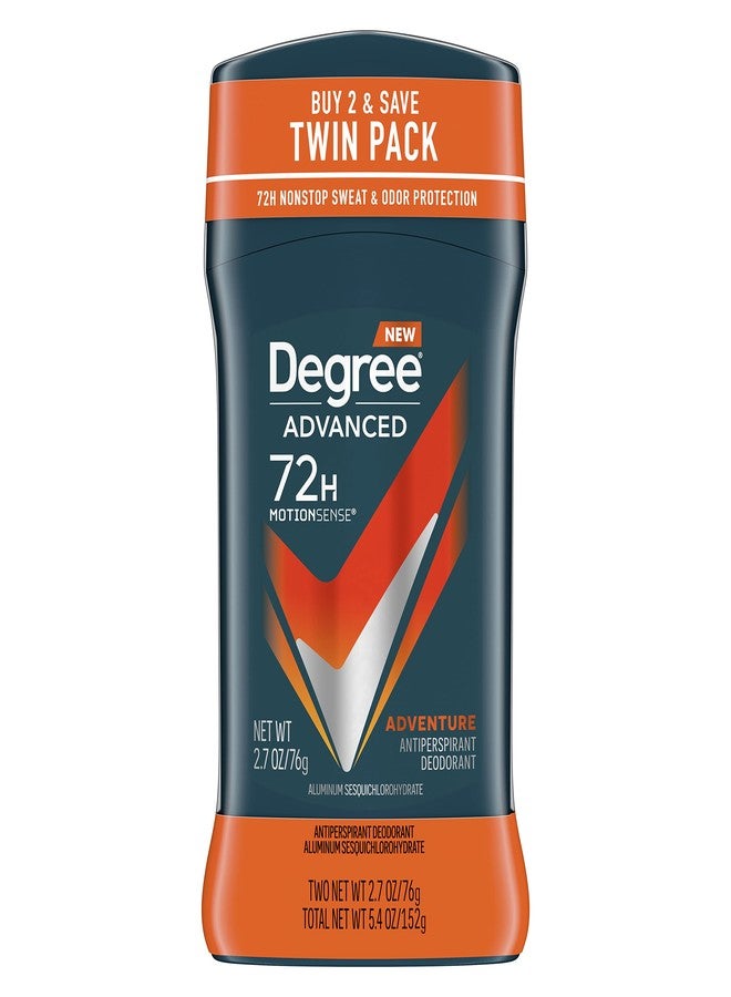 Degree Men 72-hour Antiperspirant Adventure Antiperspirant For Men With MotionSense Technology 2.7 oz Twin Pack - Image 1