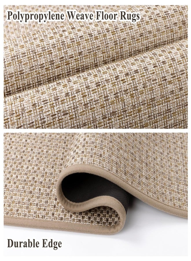 Ileading Kitchen Rugs Set of 2, Anti Fatigue Cushioned Floor Mats for Kitchen, Non Slip Rubber Backing Polypropylene Woven Runner Rug, Heavy Duty & Slip Resistant Standing Mat - Image 5
