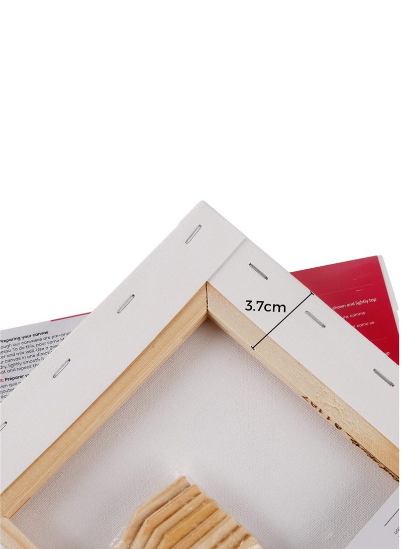 Mont Marte 25x30cm Size Stretched Cotton Canvas 280gsm Thickness - Image 2