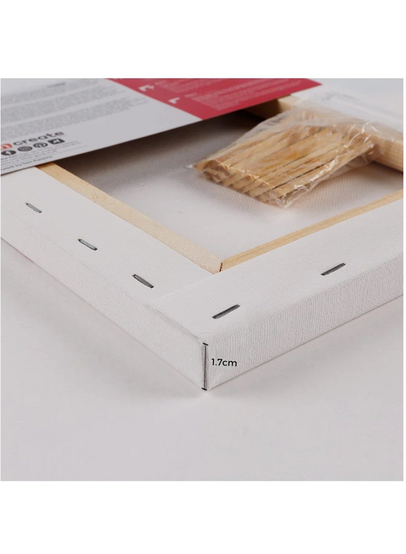 Mont Marte 25x30cm Size Stretched Cotton Canvas 280gsm Thickness - Image 3