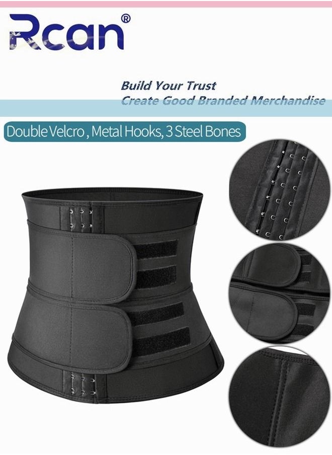 Waist Trainer Belt for Women Men Adjustable Slimming Body Shapewear Helps Abdominal Aerobic Exercise Breathable Tummy Band Sports Girdles